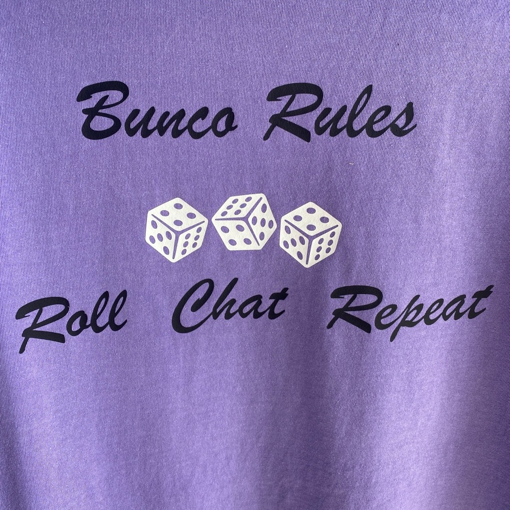 Bunco Rules: shirt